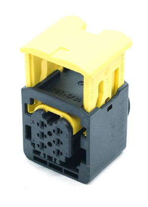 Колодка 6 конт.гнездо  HDSCS MCP 1,5, с сдвижным фиксатором 1418469-1 (5490)