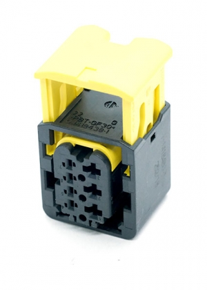 Колодка 7 конт.гнездо комби HDSCS MCP1.5/2.8 с сдвижным фиксатором 1-1418480-1