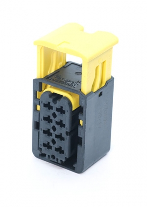 Колодка 8 конт.гнездо плоская HDSCS MCP 2,8 , с сдвижным фиксатором 1670894-1