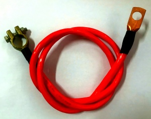 Провод 1м/S 35 (клемма конус ПЛЮС /наконечник под болт Ф12) ЛАТУНЬ Набережные Челны Провод 1м/S 35 (клемма конус ПЛЮС /наконечник под болт Ф12) ЛАТУНЬ Набережные Челны