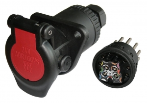 Разъем электрический розетка 5 контактов (АБС) АК3834 Разъем электрический розетка 5 контактов (АБС) АК3834