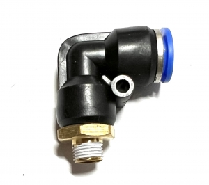 Фитинг ПВХ угловой ( наружн. резьба ) M12*1,25 - 12 мм АК3070