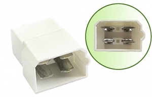 Колодка штыревая четырёхконтактная серии 6,3мм 9008 Россия 